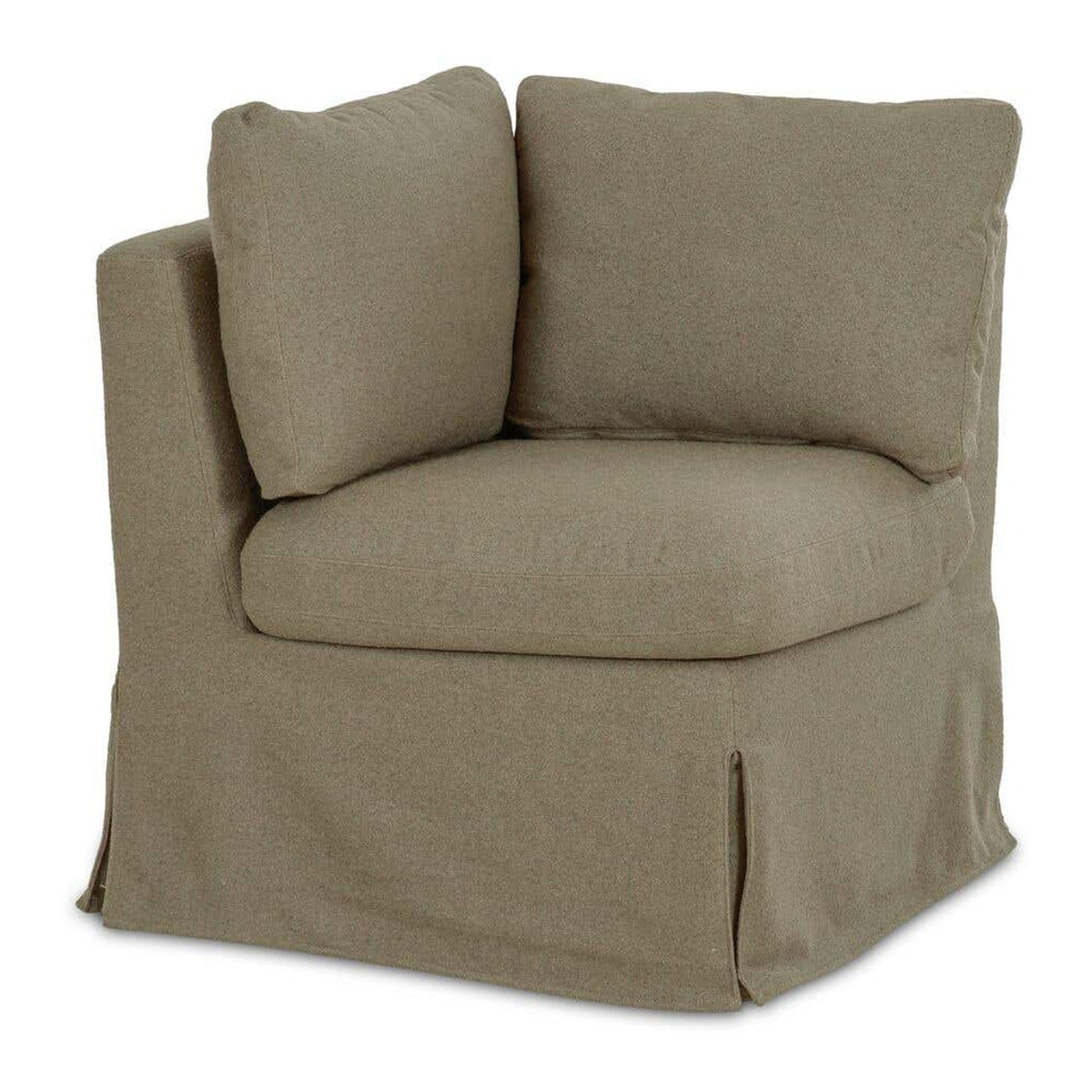 Fable Slipcover Dining Corner Chair Olive by Moe's Home Collection