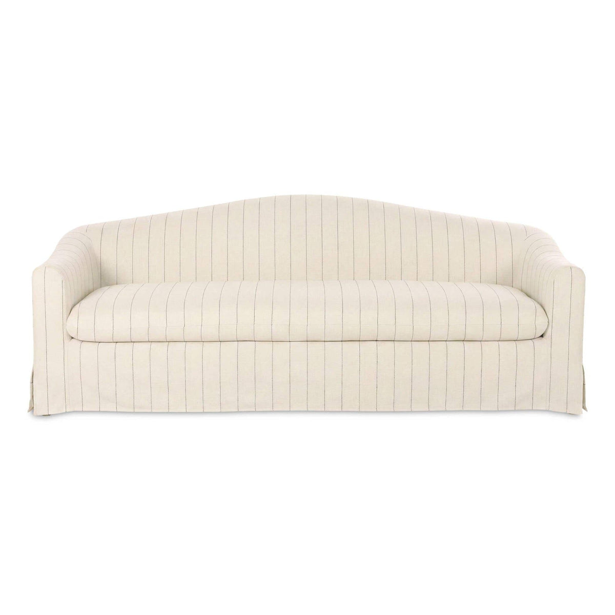 Odell Slipcover Sofa Olive Stripe by Moe's Home Collection