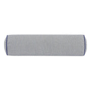 Sybil Small Bolster Pillow Navy Stripe by Moe's Home Collection