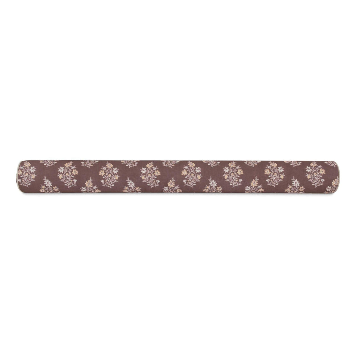Sybil Large Bolster Pillow Dark Mauve by Moe's Home Collection