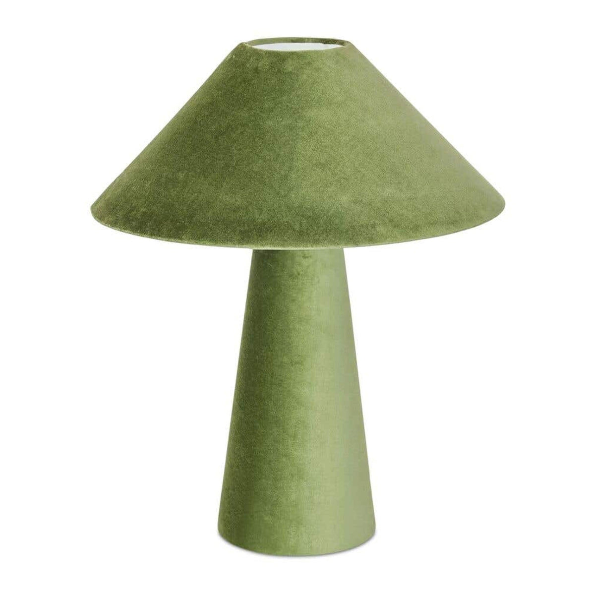 Nori Table Lamp Dark Green Velvet by Moe's Home Collection