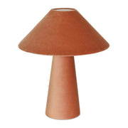 Nori Table Lamp Heritage Pink Velvet by Moe's Home Collection