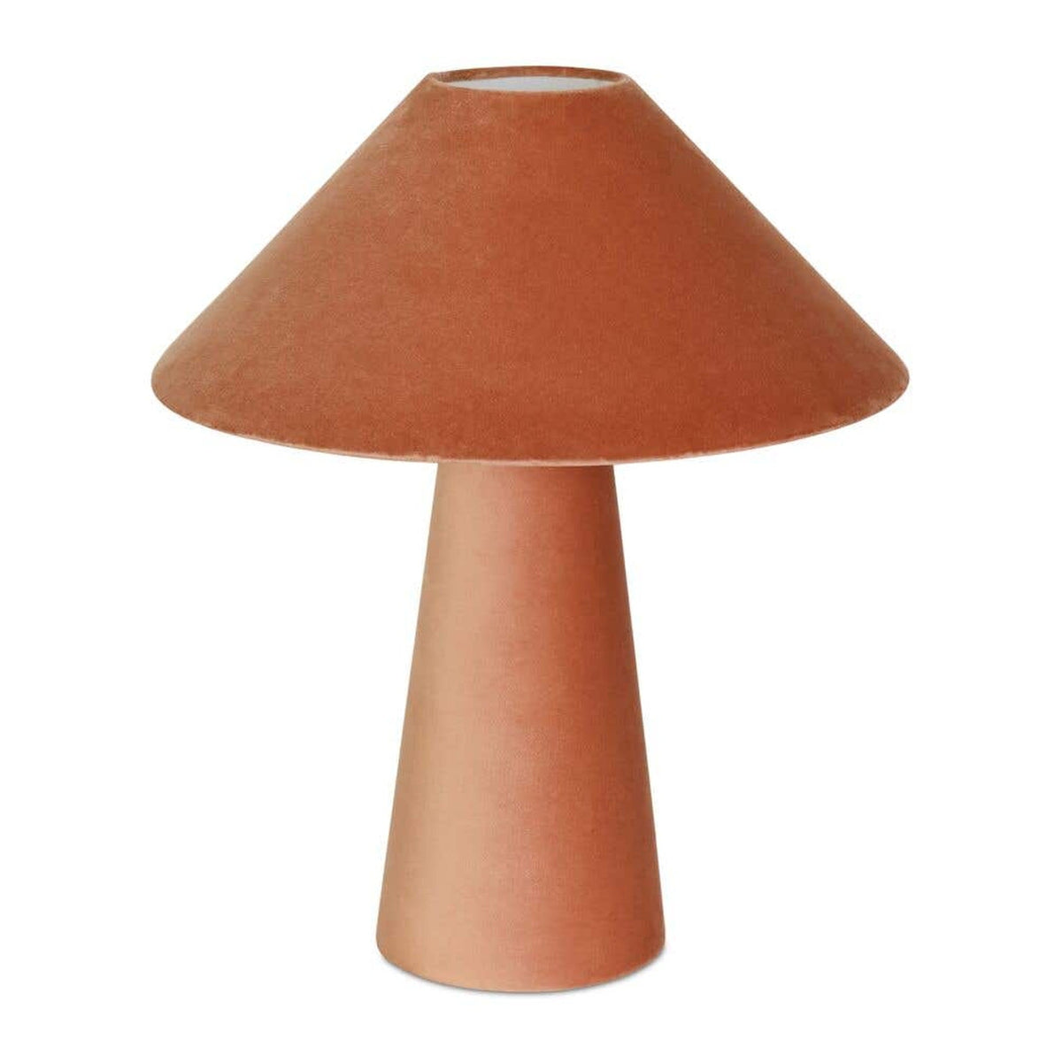 Nori Table Lamp Heritage Pink Velvet by Moe's Home Collection
