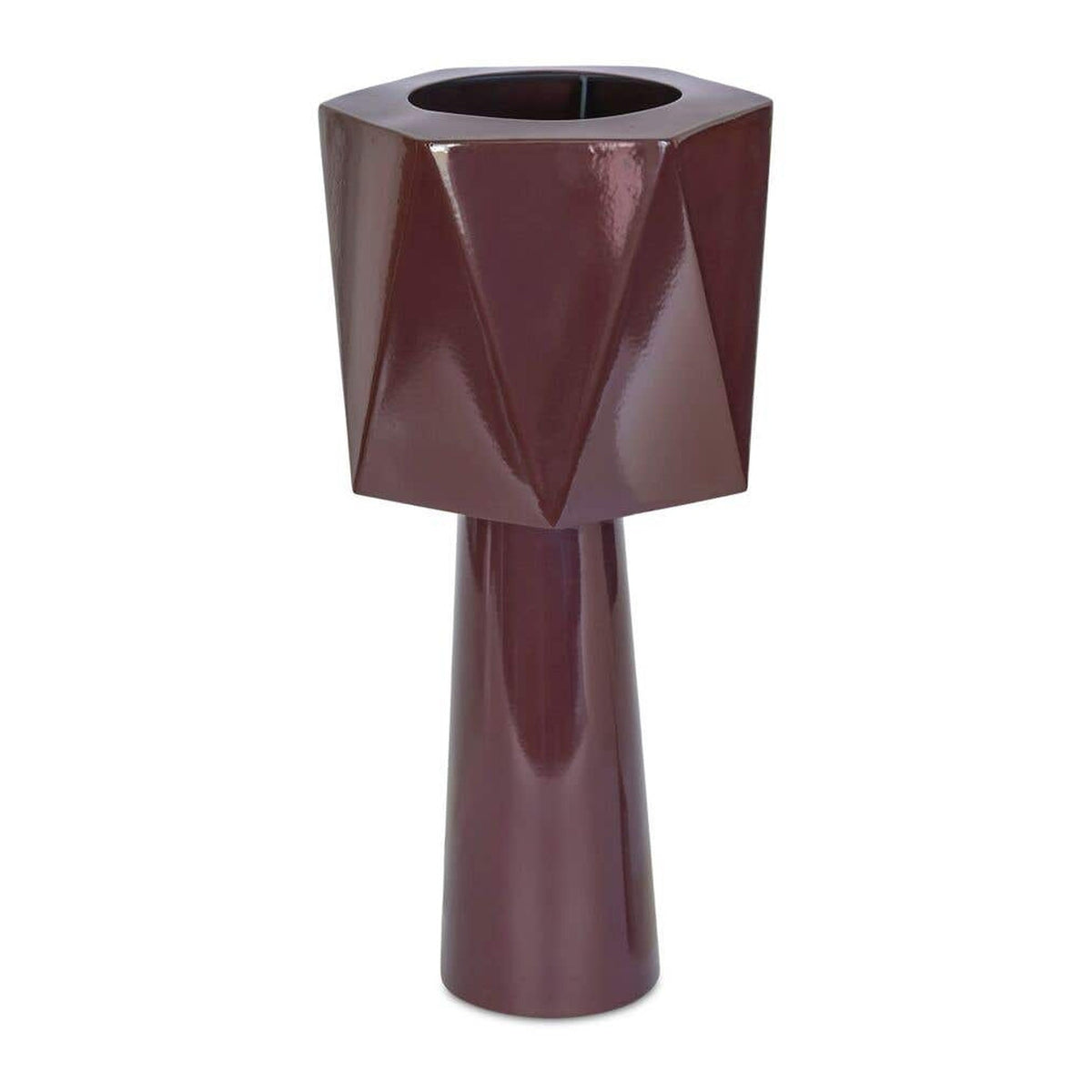 Tolu Table Lamp Burgundy by Moe's Home Collection