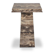 Nella Side Table Cappuccino Marble by Moe's Home Collection