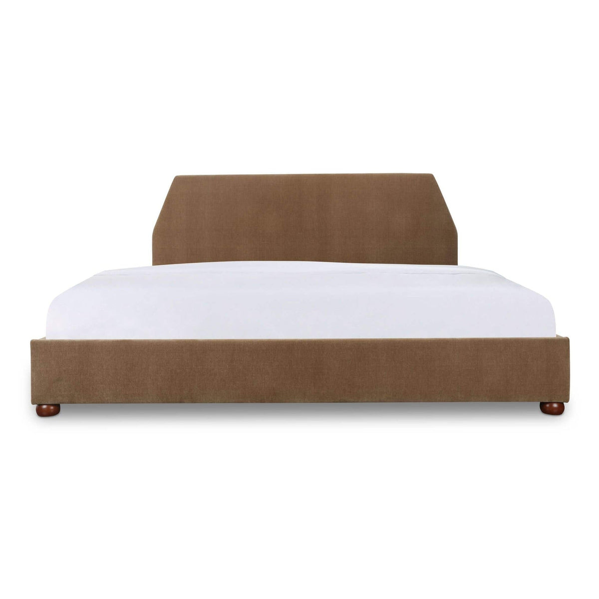 Alfie Queen Storage Bed Light Brown by Moe's Home Collection