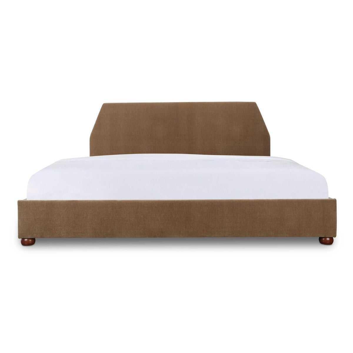 Alfie King Storage Bed Light Brown by Moe's Home Collection