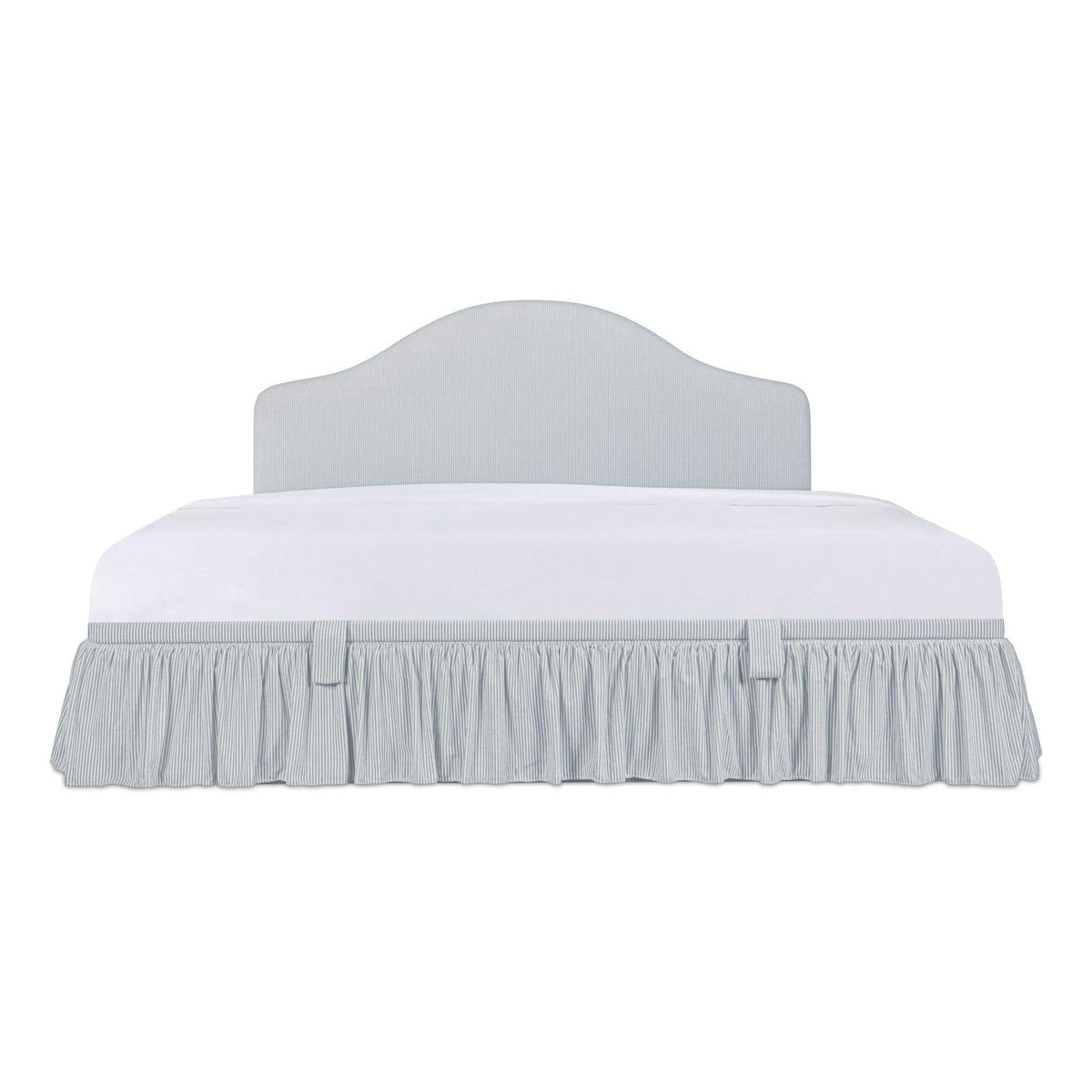Noelle Queen Storage Bed Light Blue Stripe by Moe's Home Collection