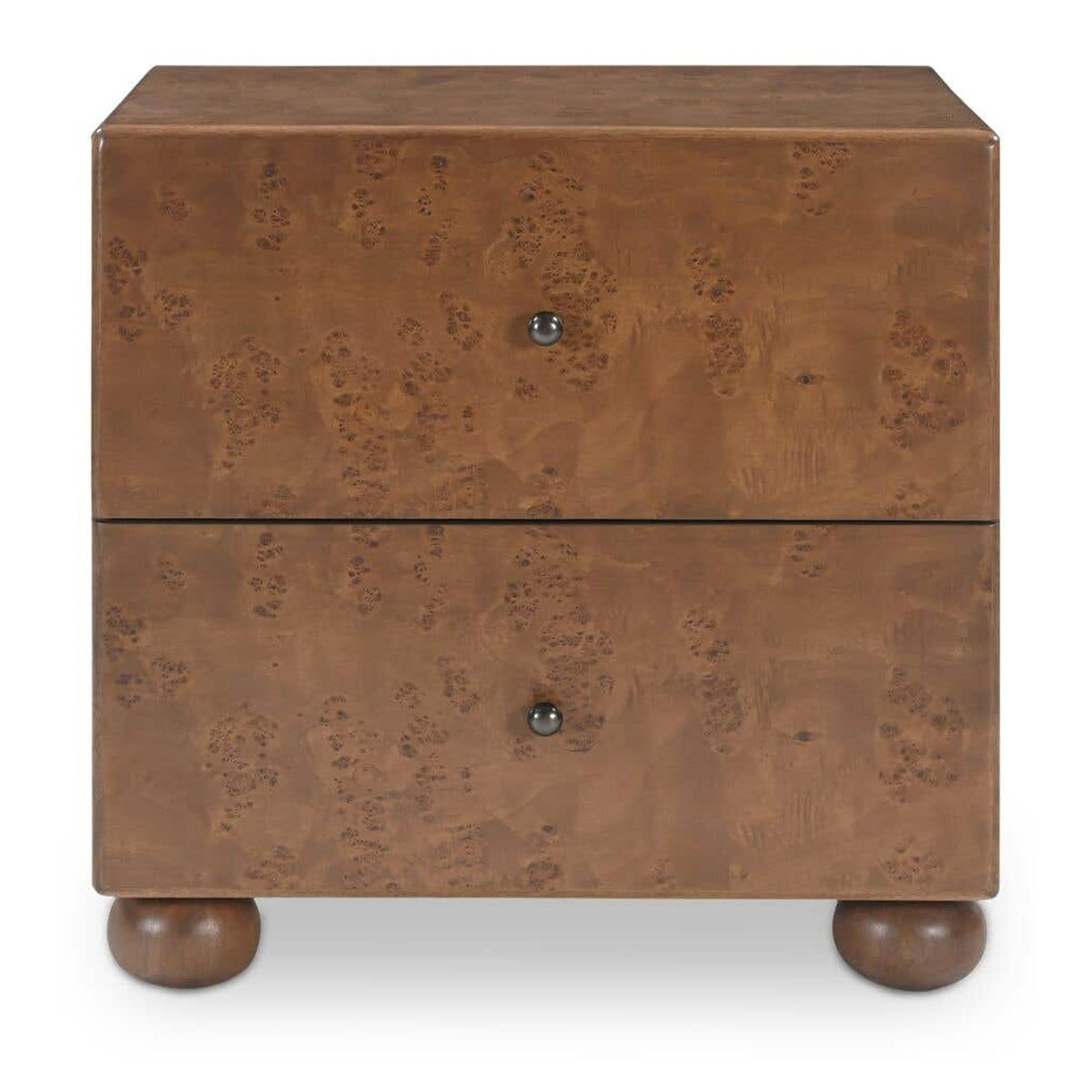 York Nightstand Warm Brown Burl by Moe's Home Collection