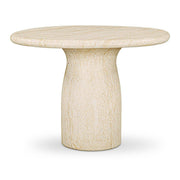 Warby Outdoor Bistro Table Faux Travertine by Moe's Home Collection