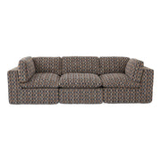 Cates Modular Sofa Navy And Brown by Moe's Home Collection