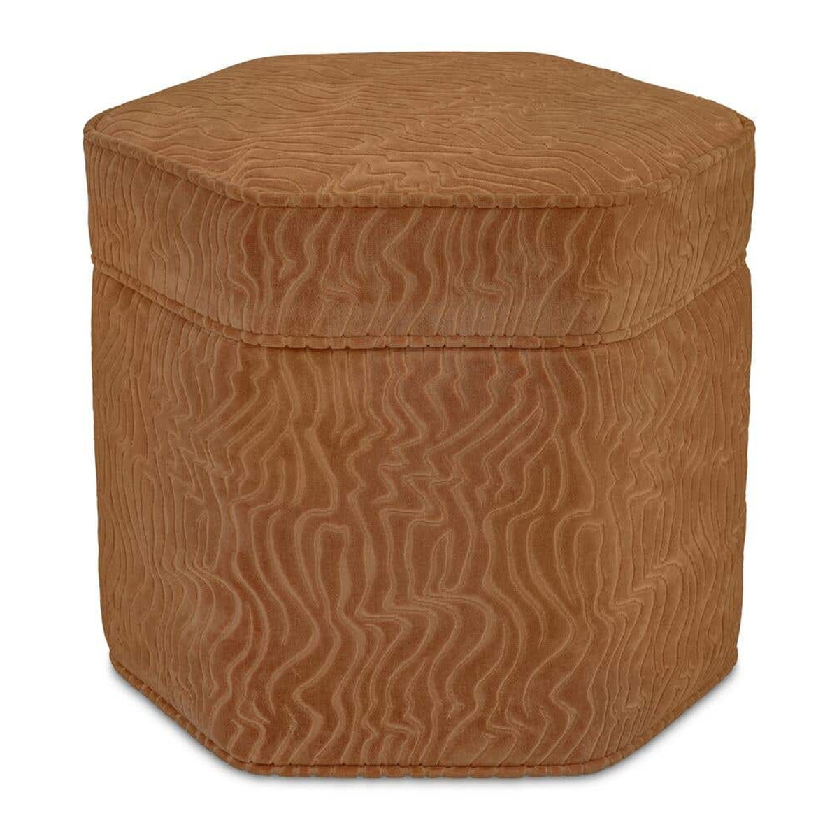 Finn Storage Ottoman Terracotta by Moe's Home Collection