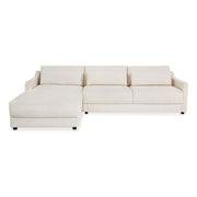 Imogen Sectional Textured Oat Left by Moe's Home Collection