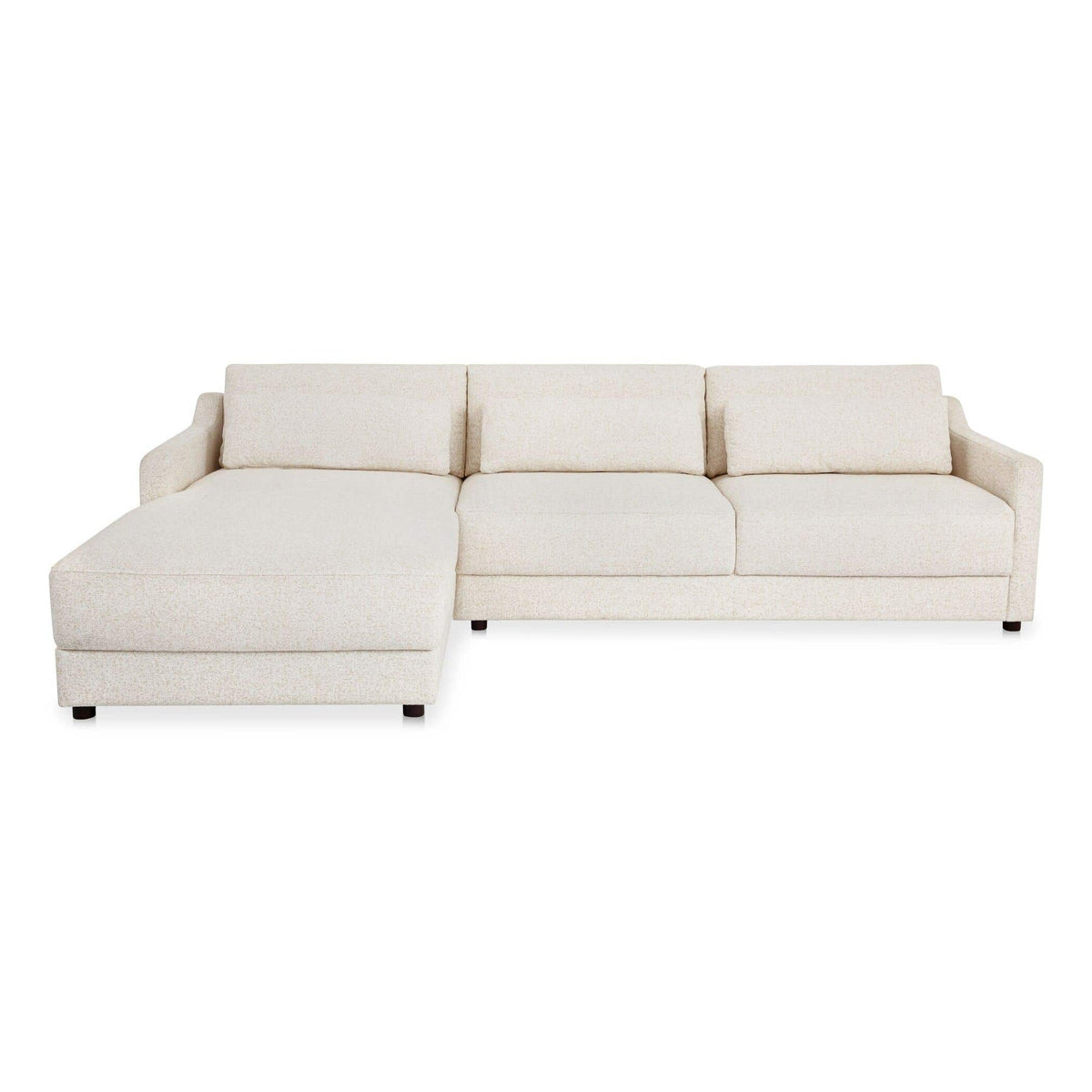 Imogen Sectional Textured Oat Left by Moe's Home Collection