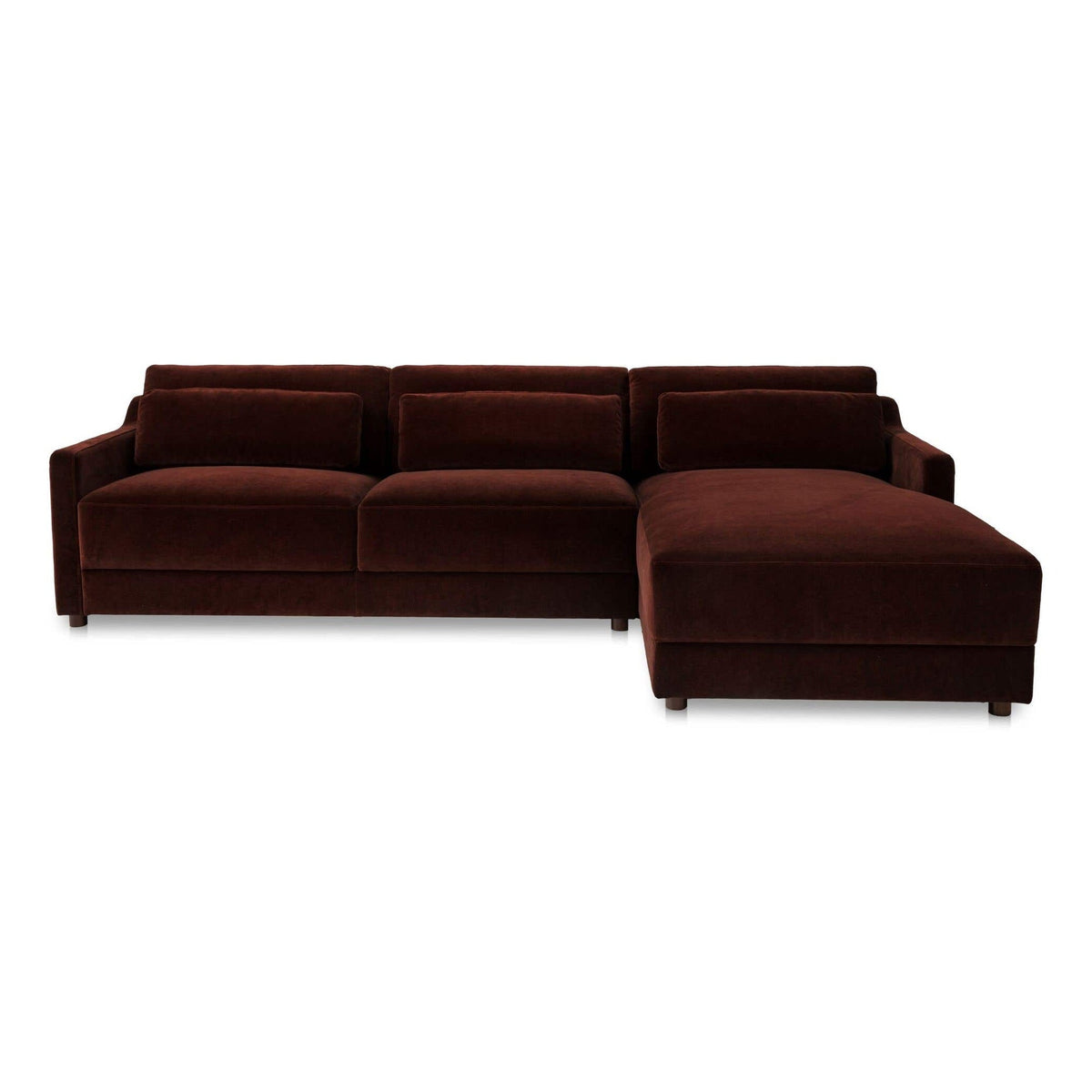 Imogen Sectional Bordeaux Right by Moe's Home Collection