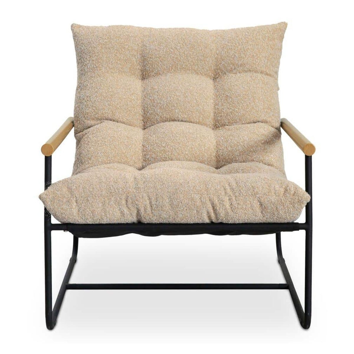 Capri Outdoor Lounge Chair Sand by Moe's Home Collection