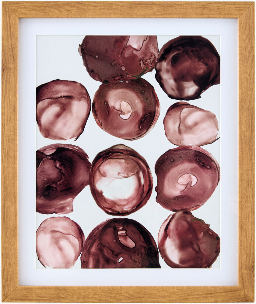 Molecule Framed Art MOLE-001 - 18"H x 15"W x 1"D