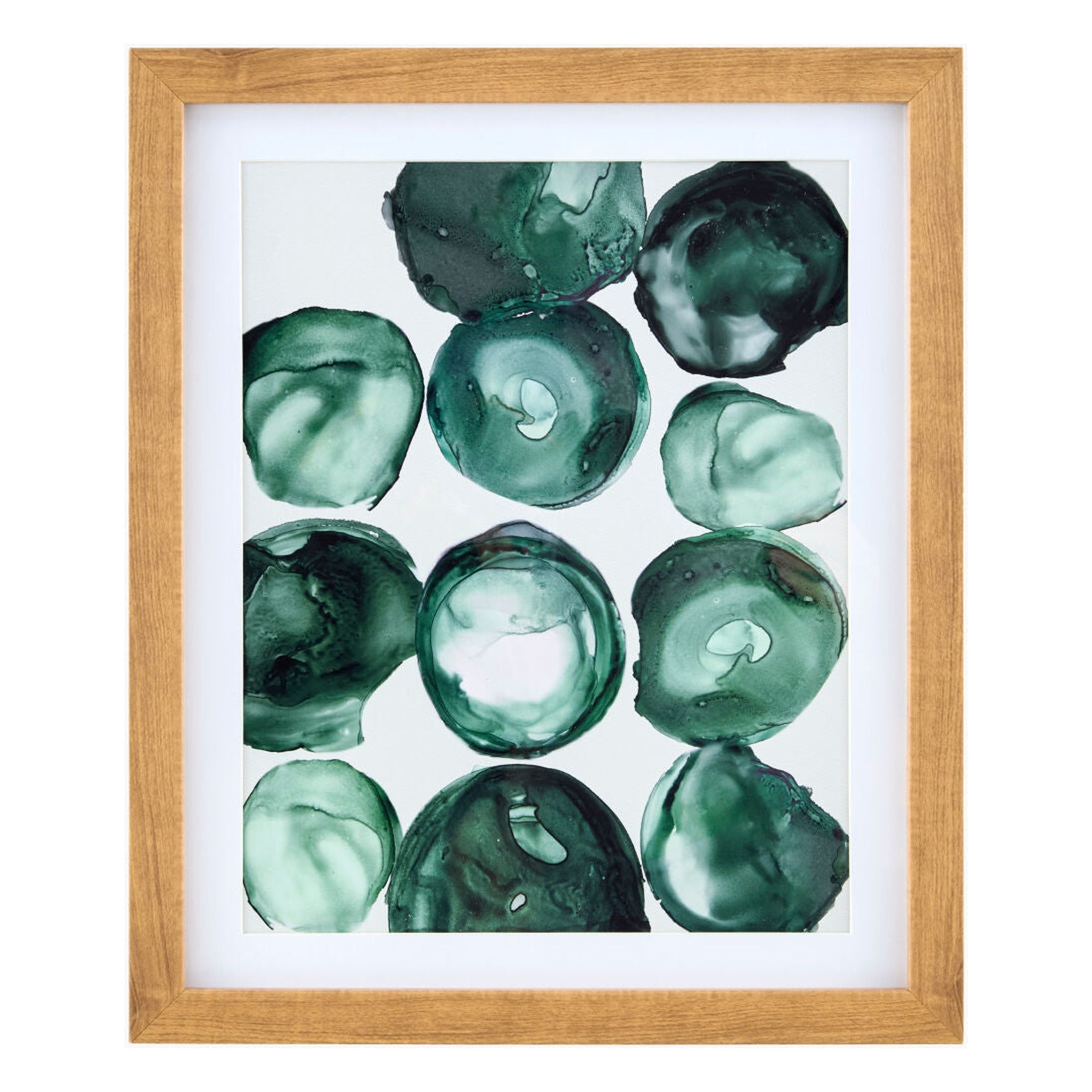 Molecule Framed Art MOLE-002 - 18"H x 15"W x 1"D