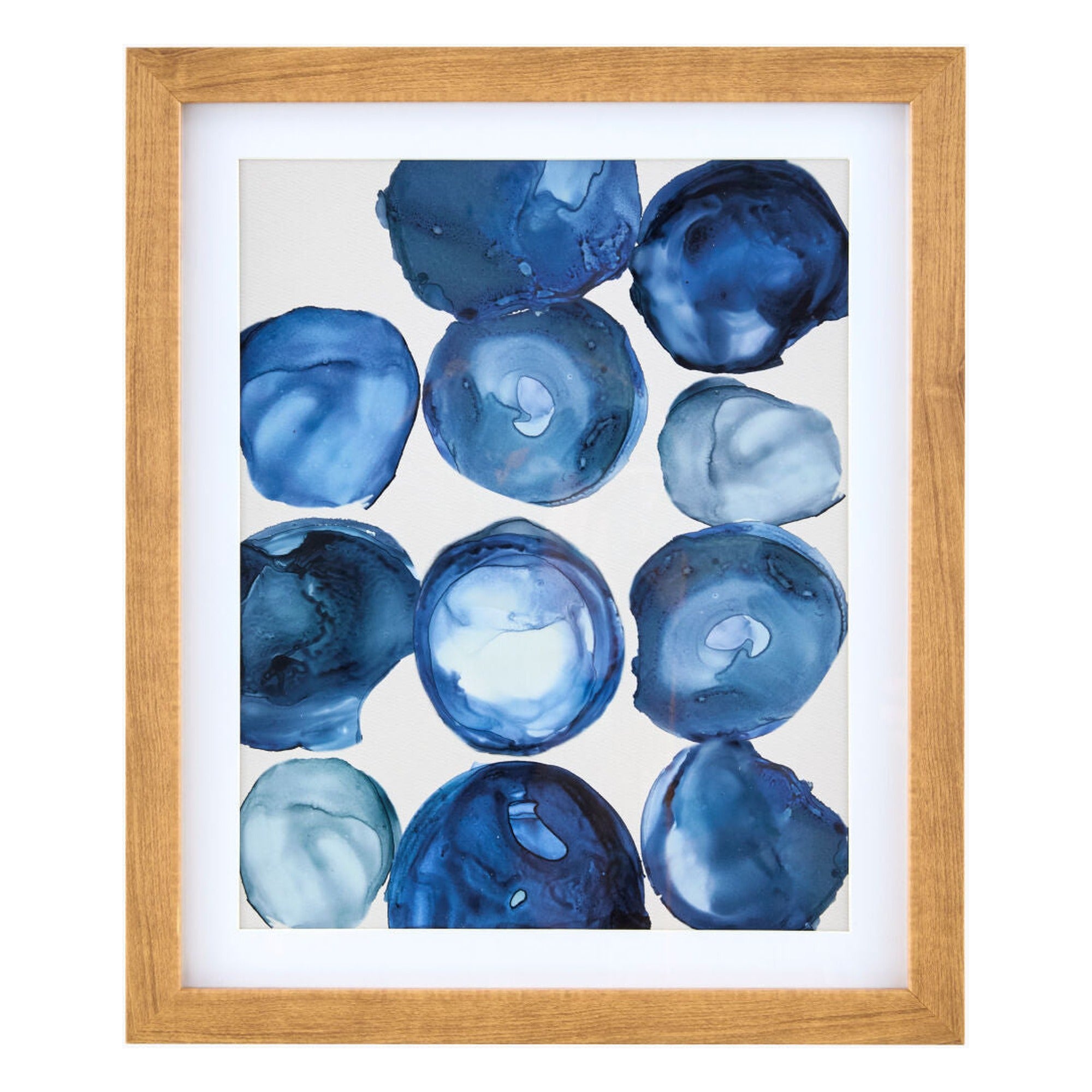 Molecule Framed Art MOLE-003 - 18"H x 15"W x 1"D