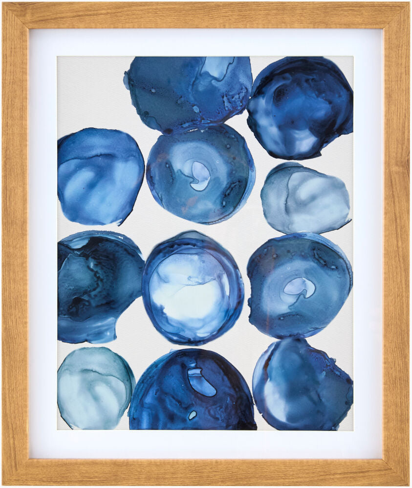 Molecule Framed Art MOLE-003 - 18"H x 15"W x 1"D