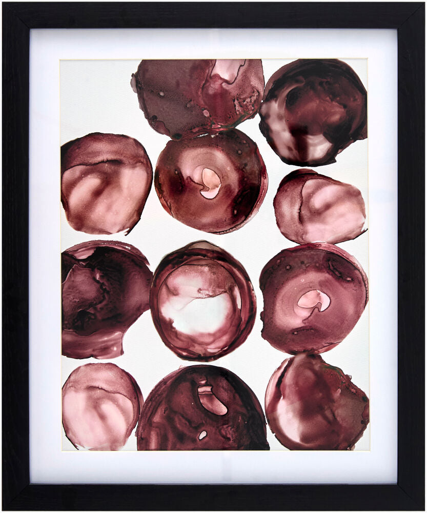 Molecule Framed Art MOLE-004 - 18"H x 15"W x 1"D