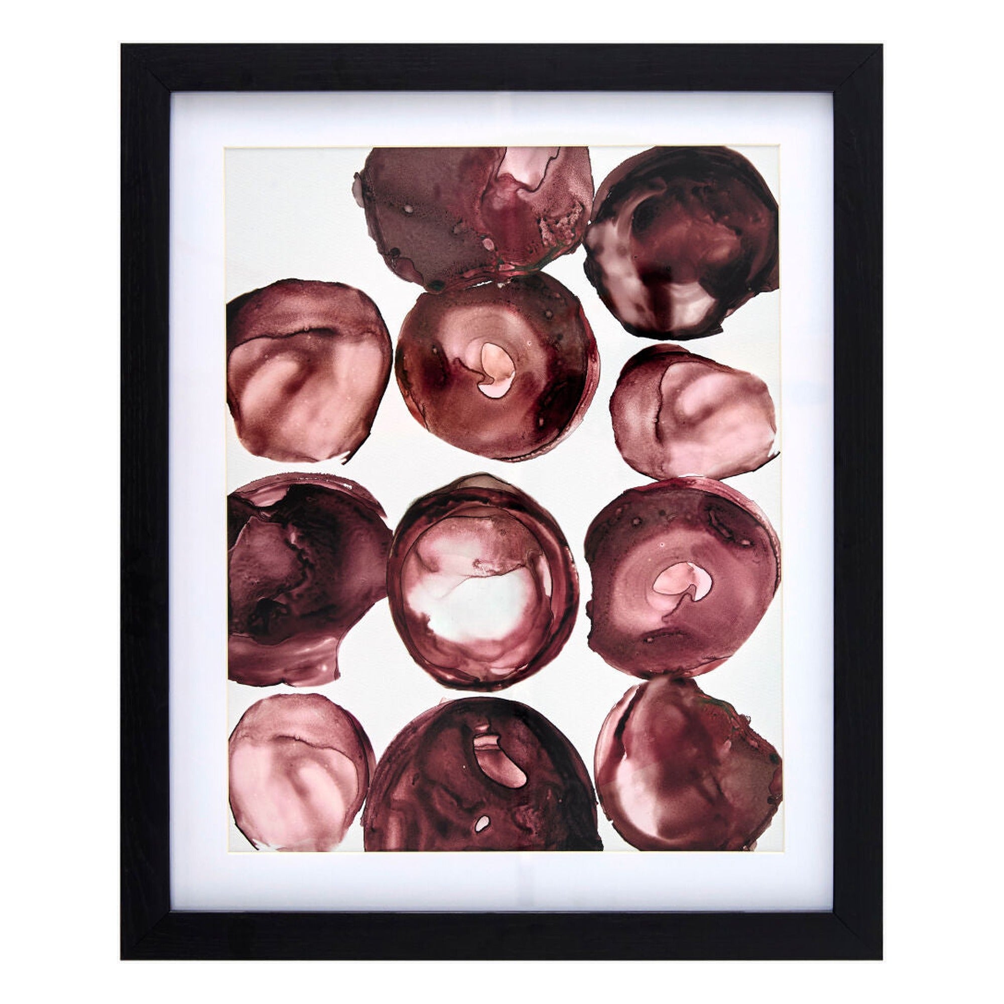 Molecule Framed Art MOLE-004 - 18"H x 15"W x 1"D