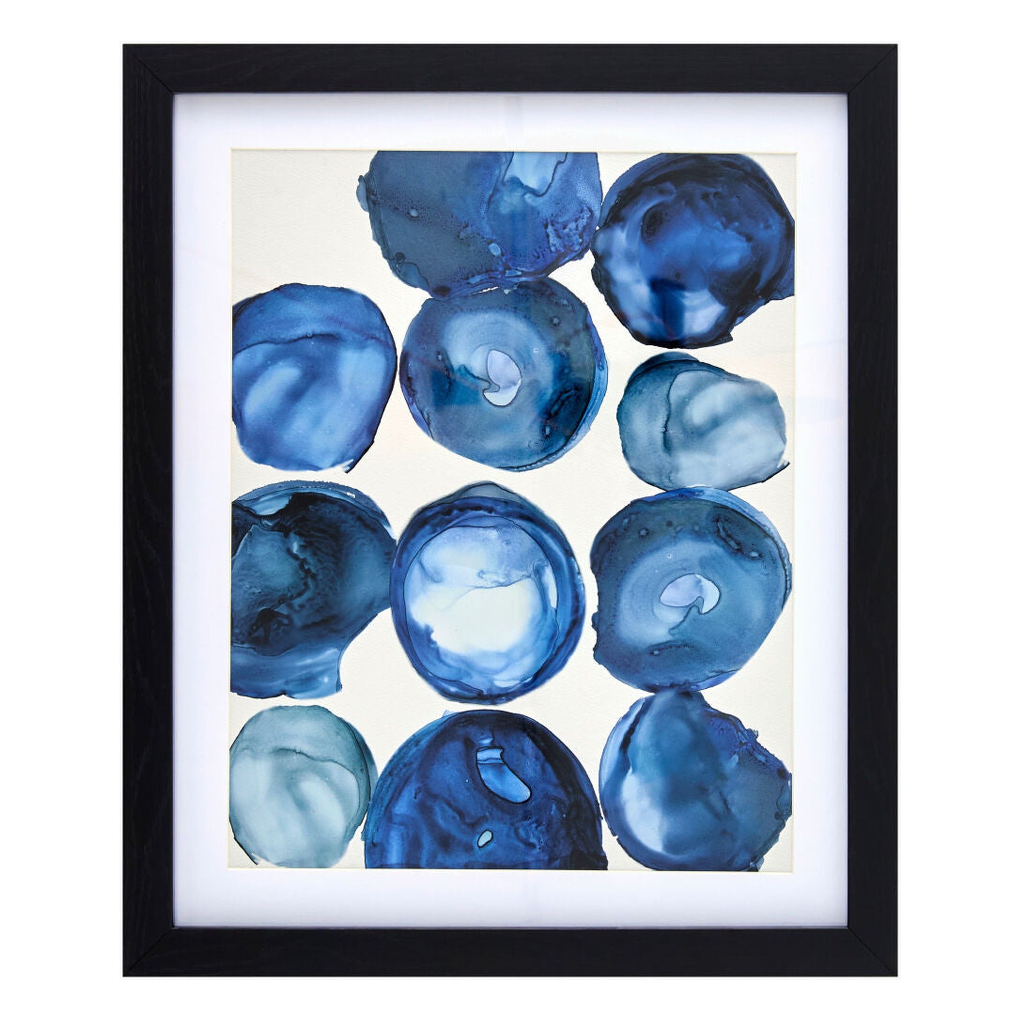 Molecule Framed Art MOLE-006 - 18"H x 15"W x 1"D
