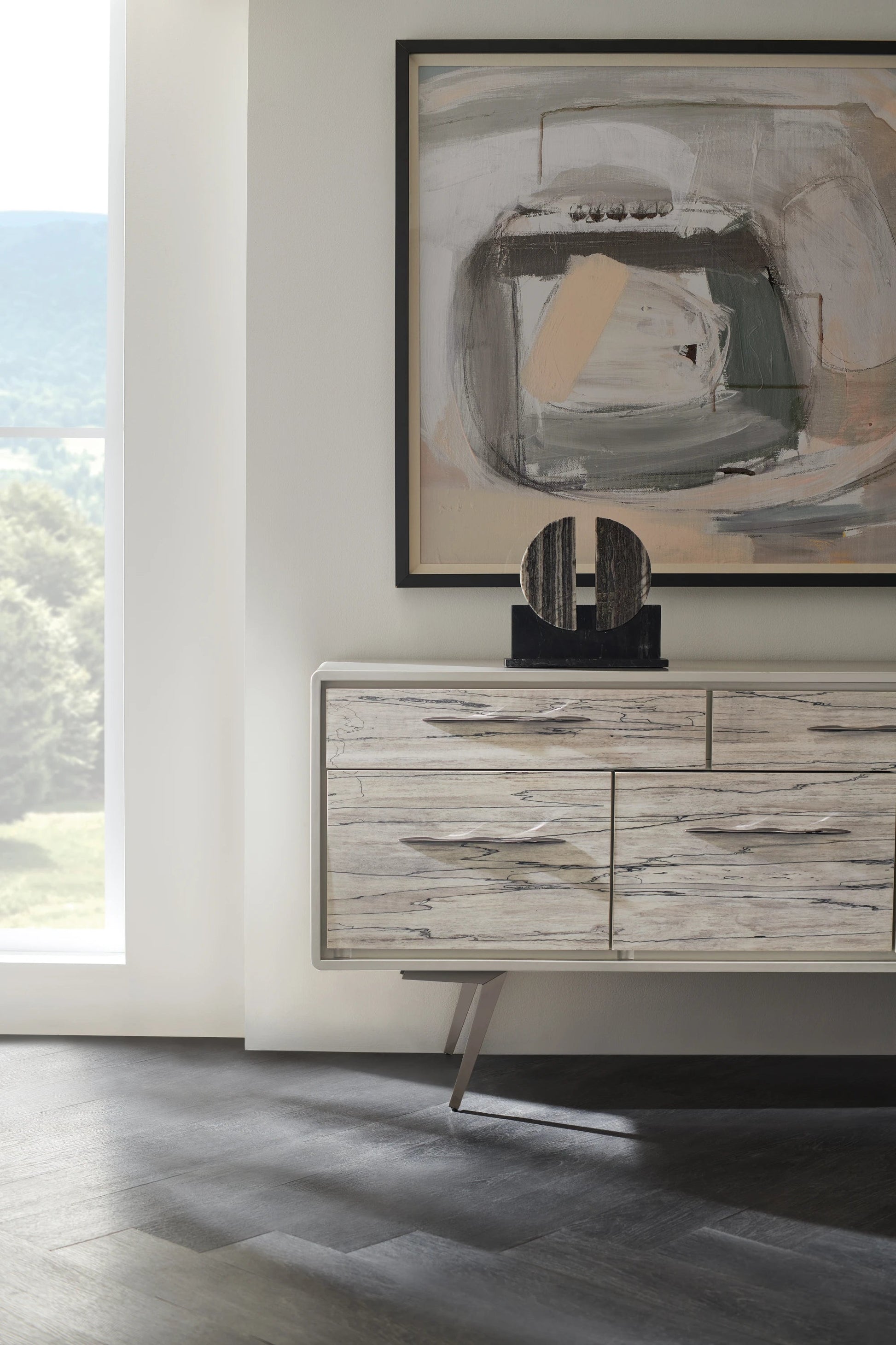 Highs and Lows Deep Bronze Sideboard 84" by Caracole - view 3