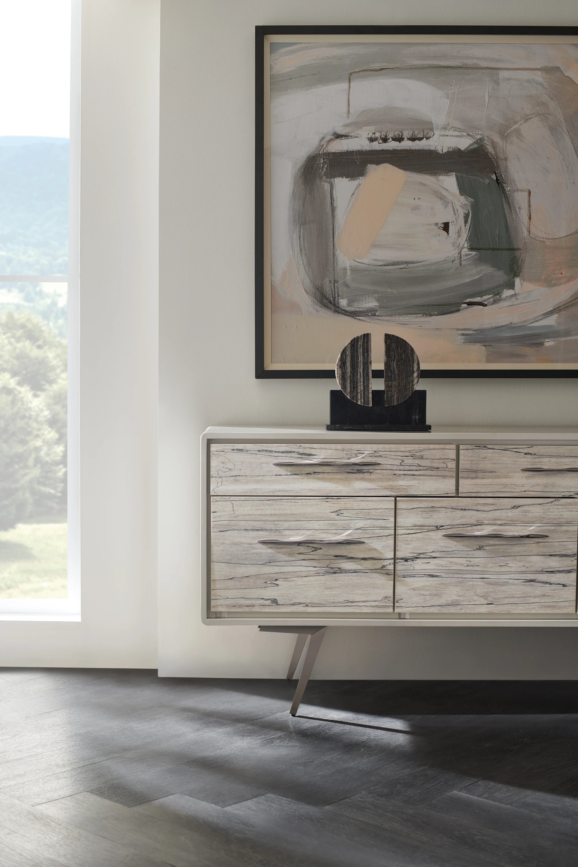 Highs and Lows Deep Bronze Sideboard 84" by Caracole - view 3
