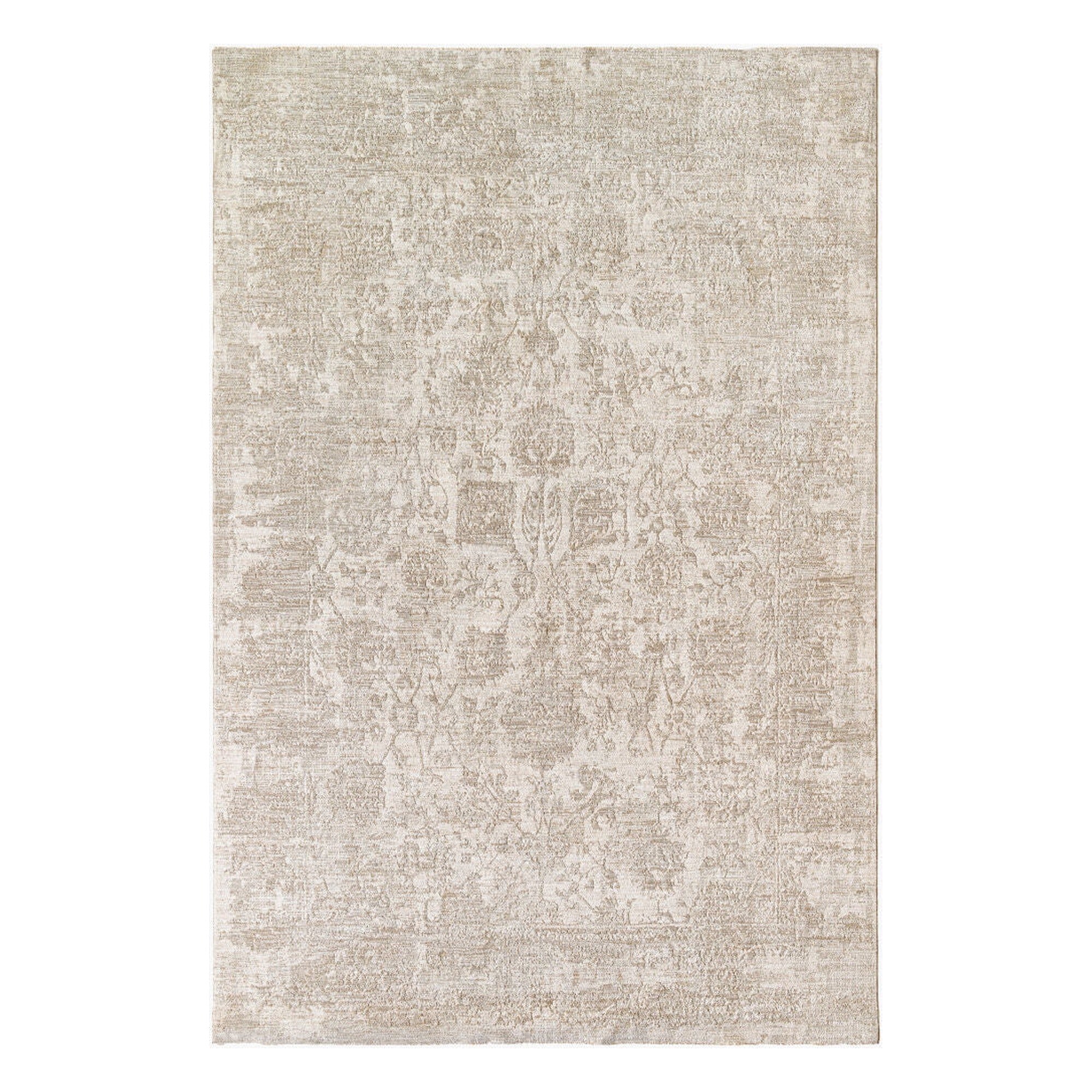 Masterpiece Cream/Medium Gray Machine Woven Rug MPC-2301 - 2'7" x 10'