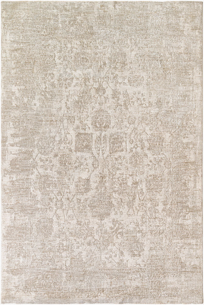 Masterpiece Cream/Medium Gray Machine Woven Rug MPC-2301 - 2'7" x 10'