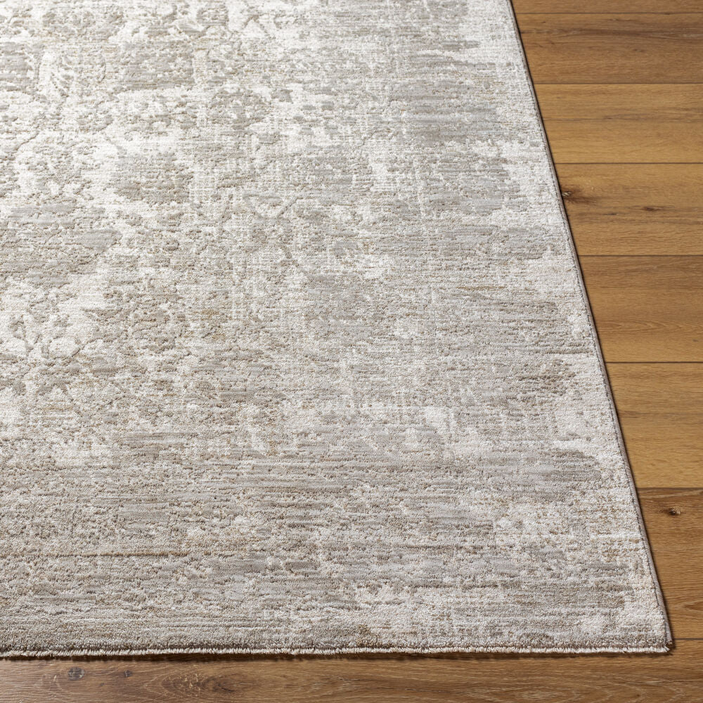 Masterpiece Cream/Medium Gray Machine Woven Rug MPC-2301 - front