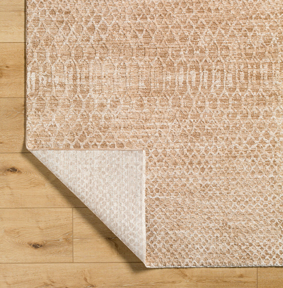 Masterpiece Beige/Tan Machine Woven Rug MPC-2302 - fold