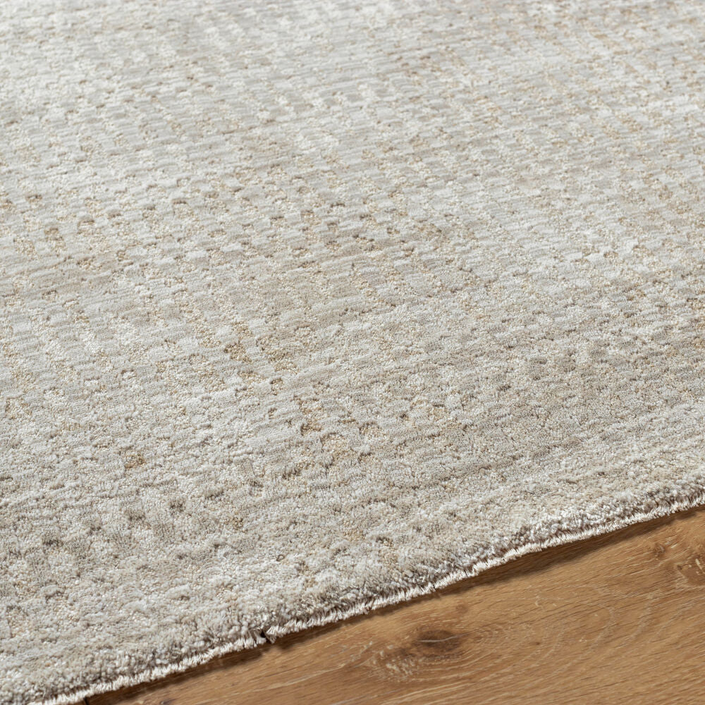 Masterpiece Light Gray/Medium Gray Machine Woven Rug MPC-2305 - texture