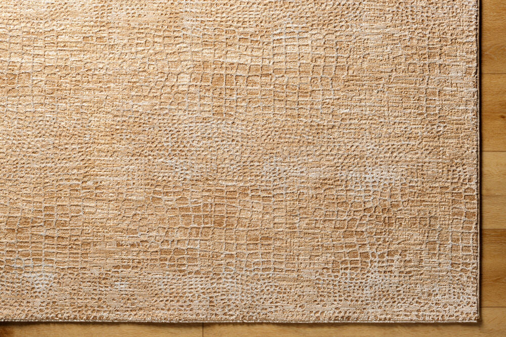 Masterpiece Beige/Tan Machine Woven Rug MPC-2306 - overhead