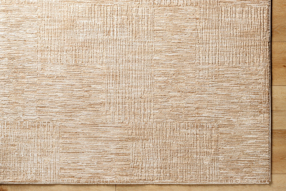 Masterpiece Beige/Tan Machine Woven Rug MPC-2308 - overhead
