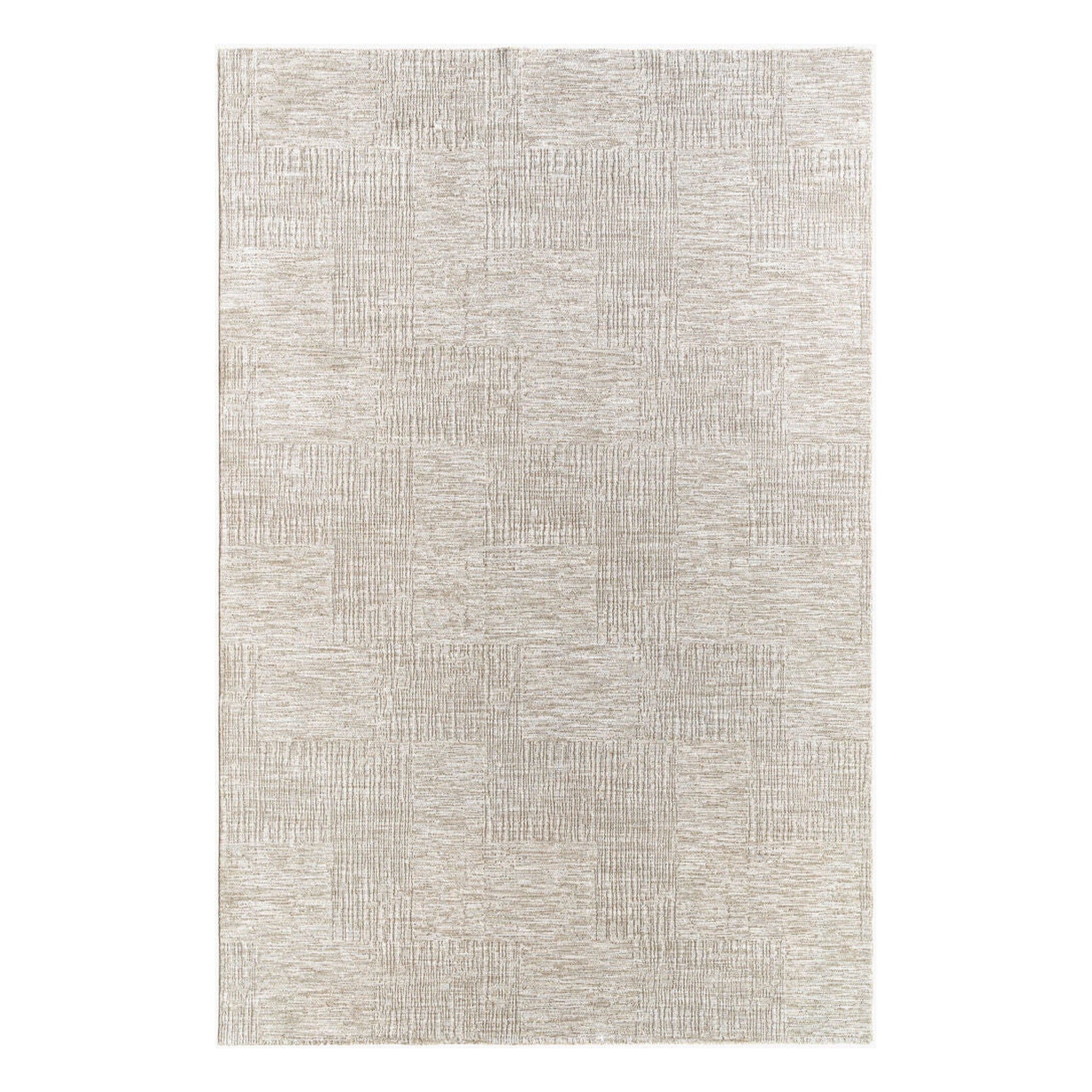 Masterpiece Cream/Medium Gray Machine Woven Rug MPC-2309 - 2'7" x 10'