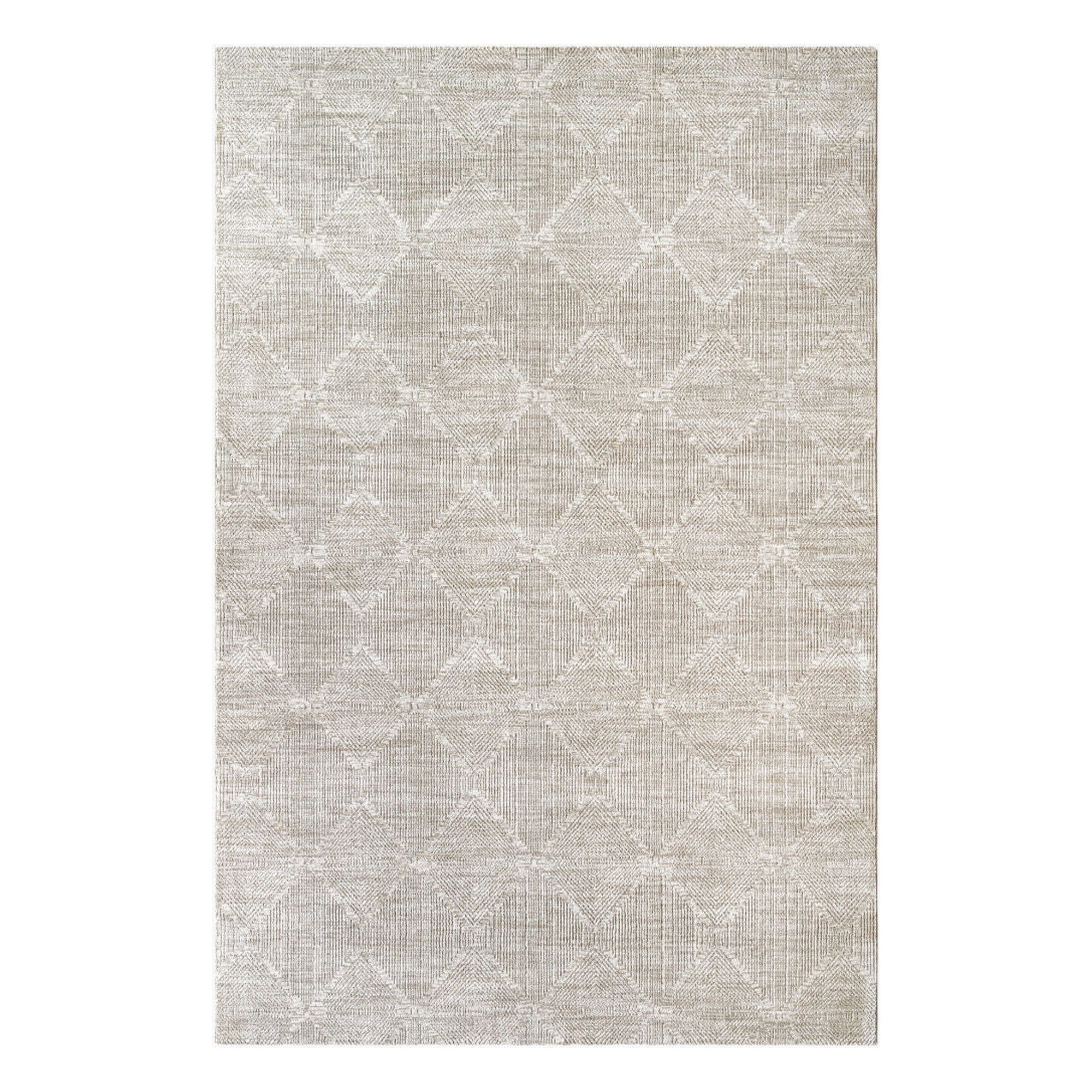 Masterpiece Cream/Medium Gray Machine Woven Rug MPC-2313 - 2'7" x 10'