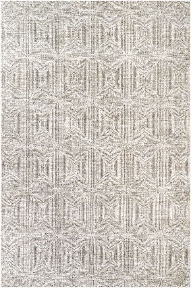 Masterpiece Cream/Medium Gray Machine Woven Rug MPC-2313 - 2'7" x 10'