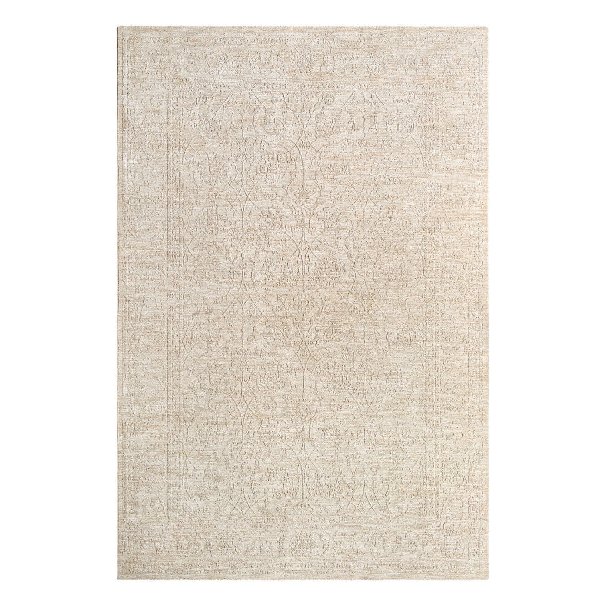 Masterpiece Cream/Medium Gray Machine Woven Rug MPC-2315 - 2'7" x 10'
