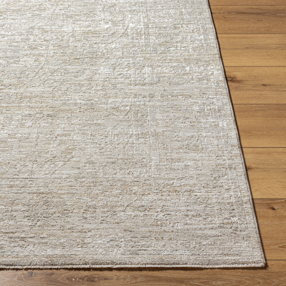 Masterpiece Cream/Medium Gray Machine Woven Rug MPC-2315 - front