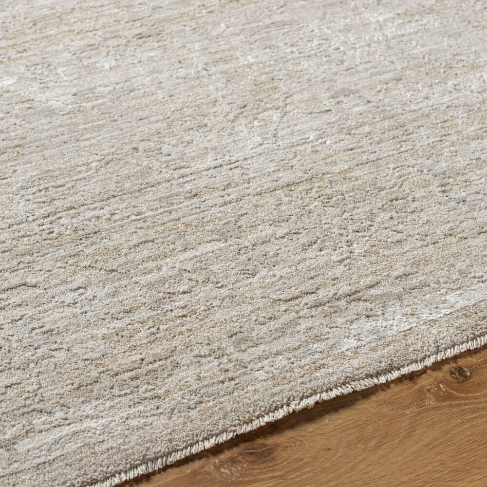 Masterpiece Cream/Medium Gray Machine Woven Rug MPC-2315 - texture