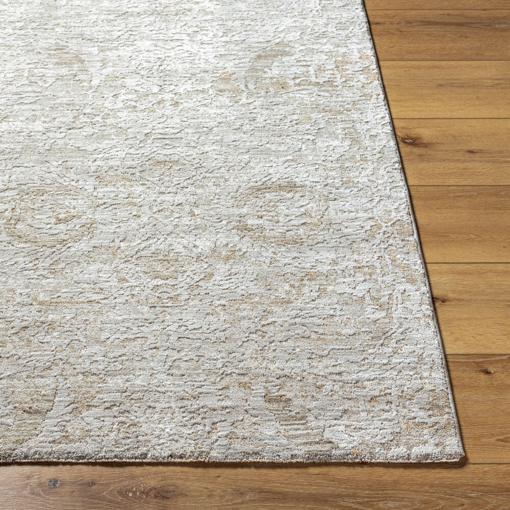 Masterpiece Cream/Tan Machine Woven Rug - front