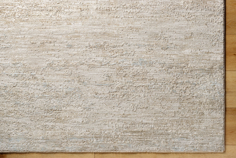 Masterpiece Cream/Medium Gray Machine Woven Rug MPC-2319 - overhead
