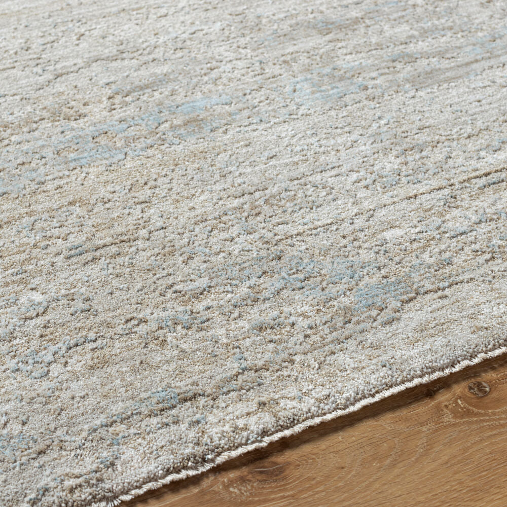 Masterpiece Cream/Medium Gray Machine Woven Rug MPC-2319 - texture