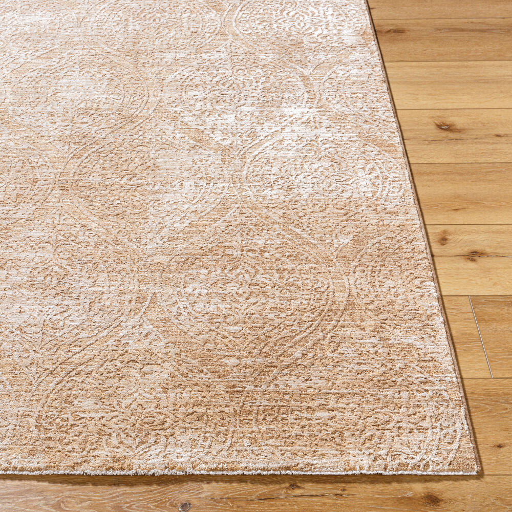 Masterpiece Beige/Light Beige Machine Woven Rug - front