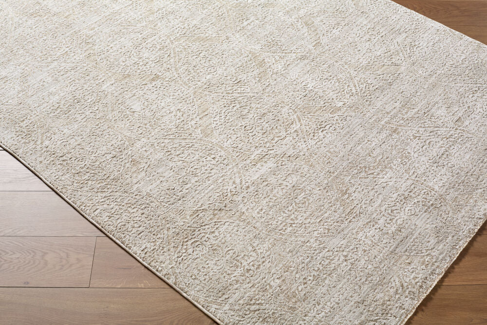 Masterpiece Light Sage/Sage Machine Woven Rug - corner
