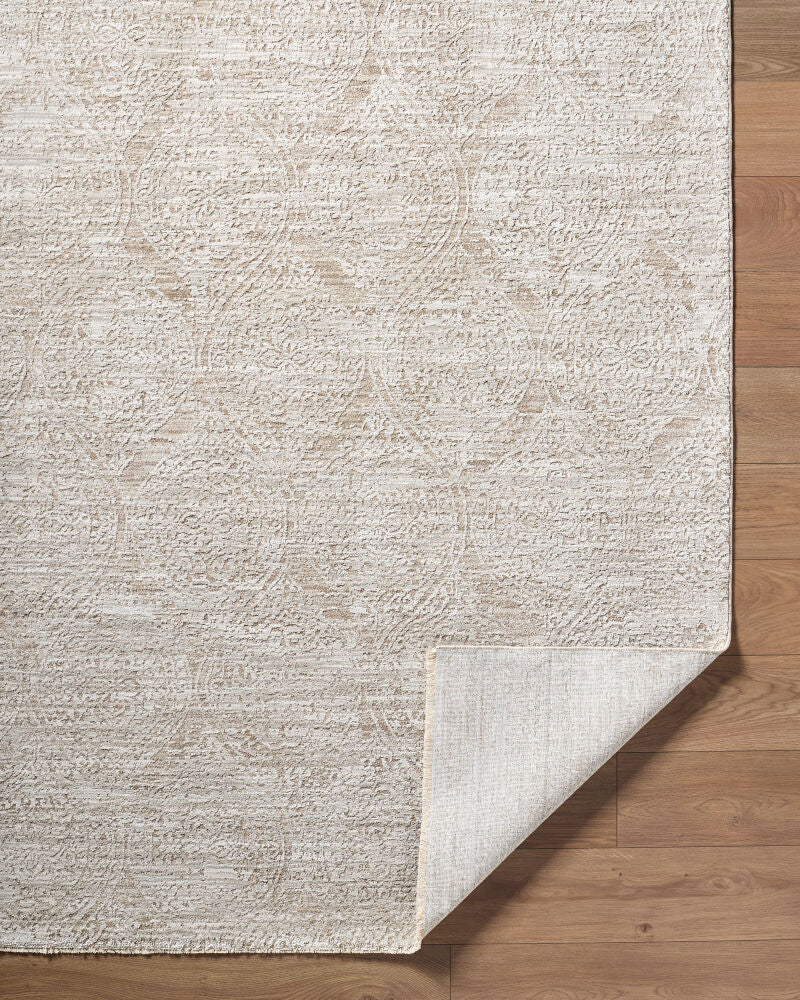 Masterpiece Light Sage/Sage Machine Woven Rug - fold