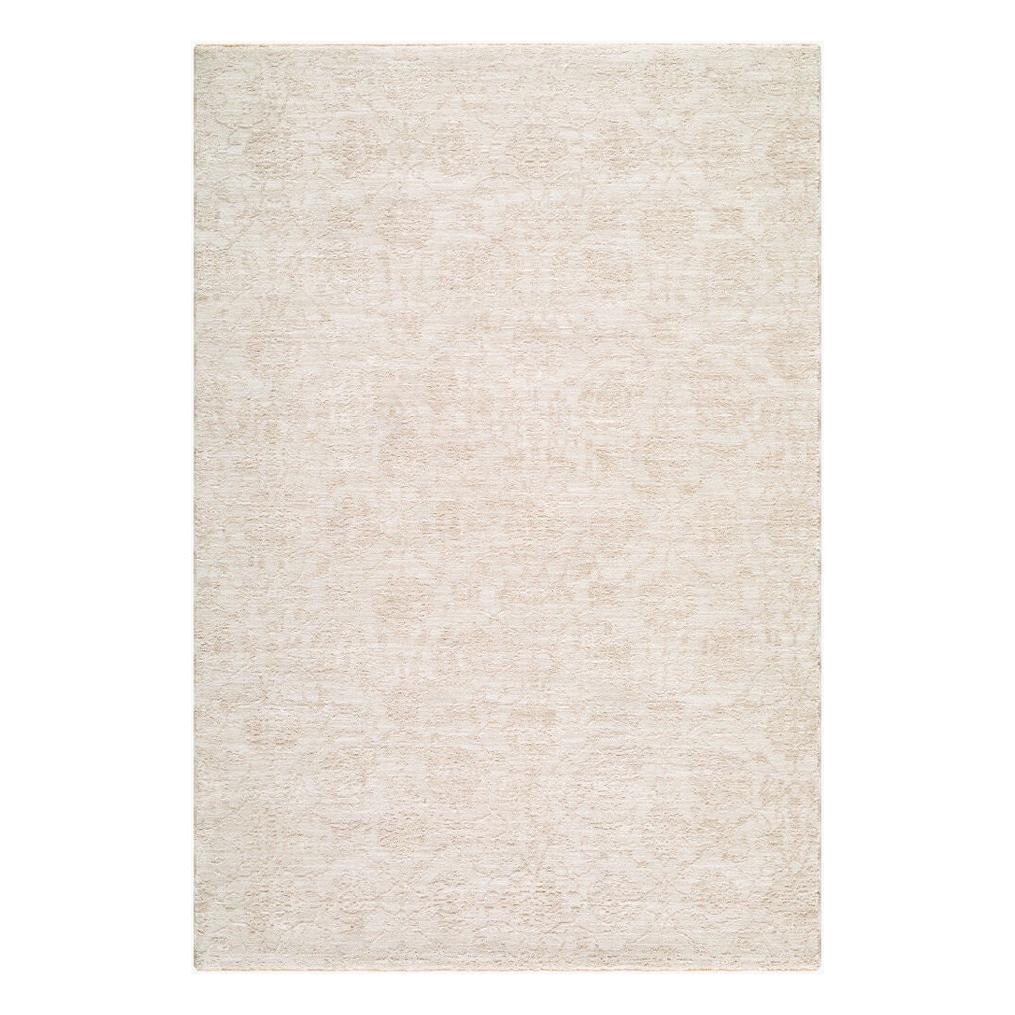 Masterpiece Cream/Off-White Machine Woven Rug - 2'7" x 10'