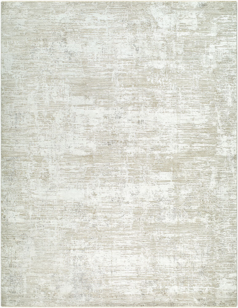 Masterpiece Ivory/White Machine Woven Rug MPC-2330 - 2'7" x 10'